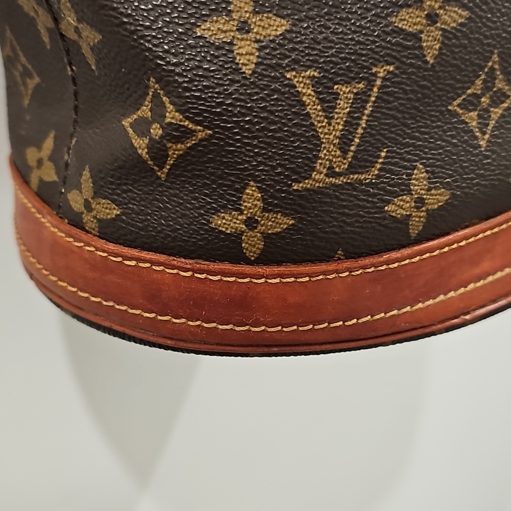 Louis Vuitton LV Tote Bag Bucket PM Brown Monogram Logo - Picture 3 of 12